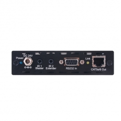 HDMI over CAT5e/6 with LAN/IR/RS-232/Bidirectional PoE - Back View