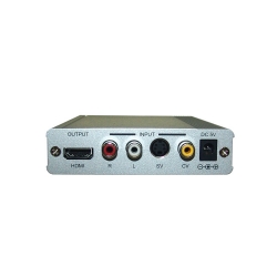 CV/SV to HDMI 1.3 SD to Full HD Scaler Box - Back View